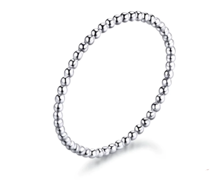 ANILLO DELGADO BOLITAS