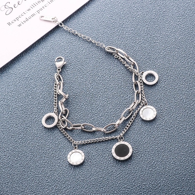 PULSERA COLGATE CIRCULOS SILVER MEY