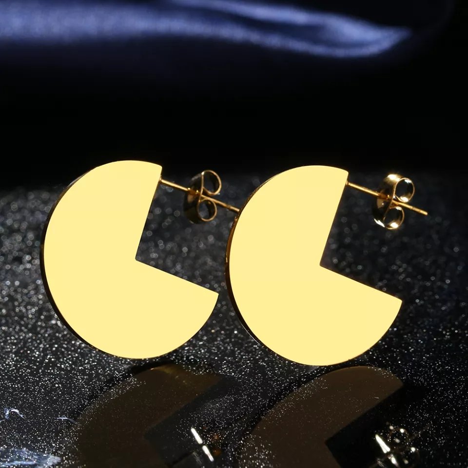 ARETES PAC MAN GOLD DOT