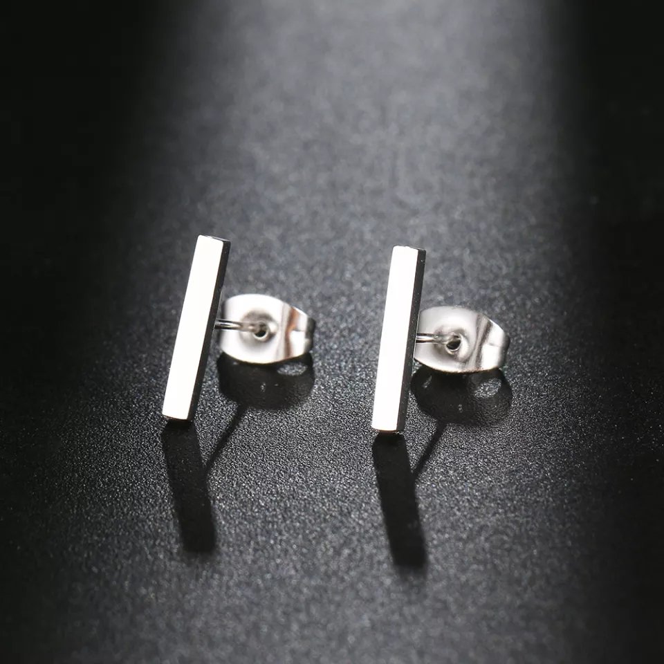 ARETES PALITO SILVER DOT