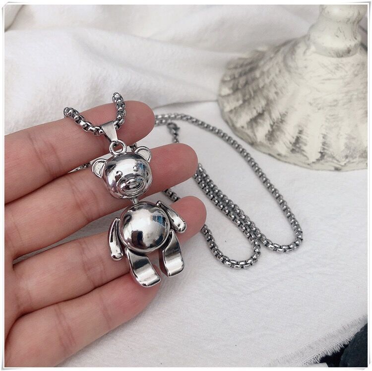 COLLAR ACERO SILVER OSO