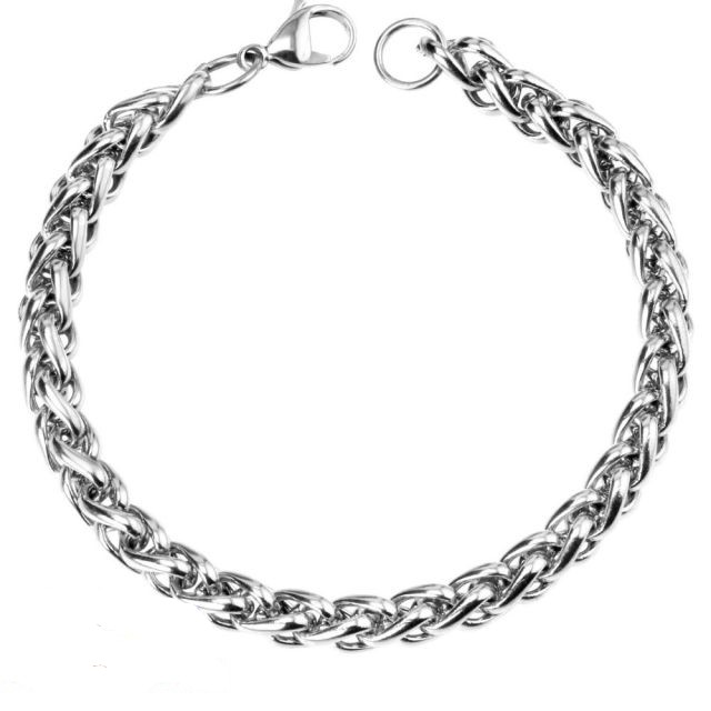 PULSERA ACERO SILVER MEN