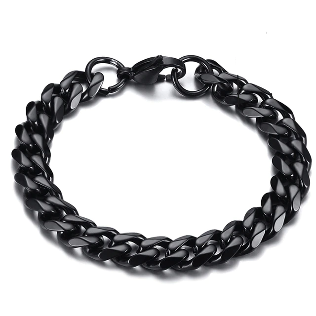 PULSERA ACERO BLACK MEN