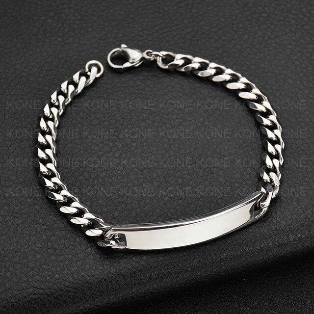 ESCLAVA ACERO SILVER GRUESA