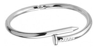 PULSERA ACERO SILVER CLAVO