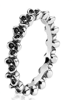 ANILLO PLATA MINI ROSAS