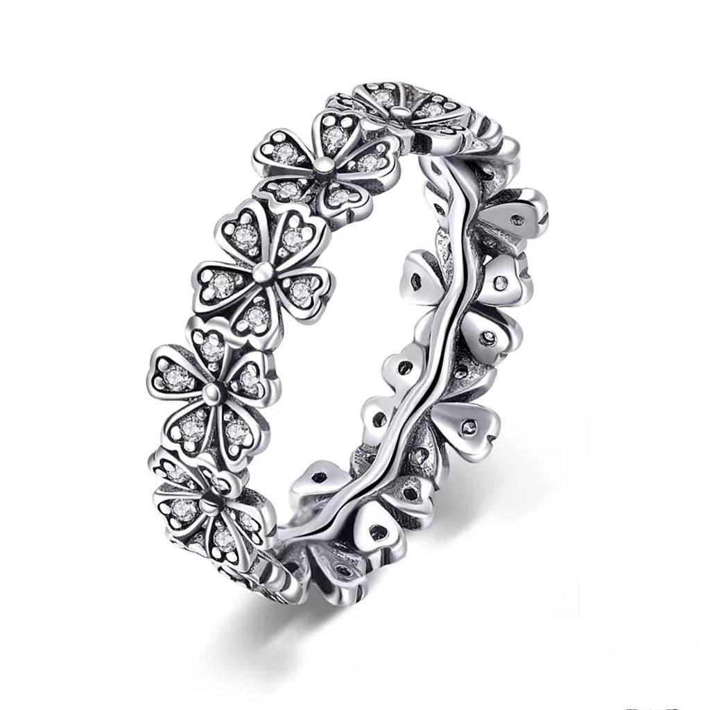 ANILLO PLATA MARGARITAS
