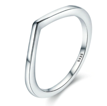 ANILLO PUNTA DIAMANTE LISO