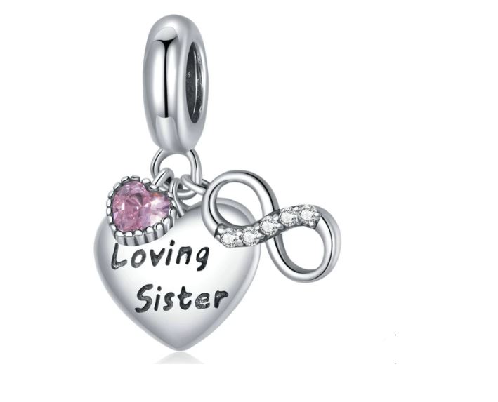CHARM CORAZON SISTER INFINITO